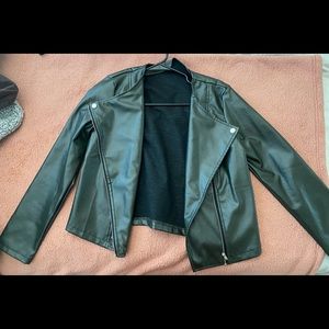 SHEIN leather jacket, Size: Medium